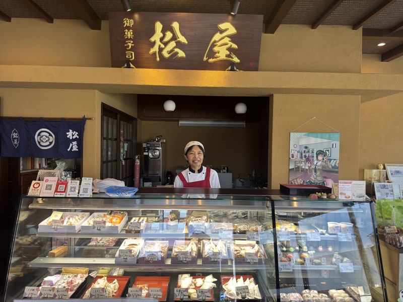 御菓子司 松屋 店内
